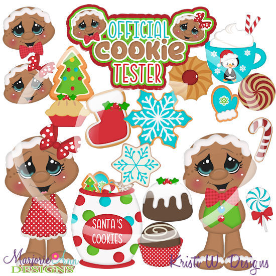 Christmas Sweets SVG Cutting Files/Paper Piecing +Clipart - Click Image to Close